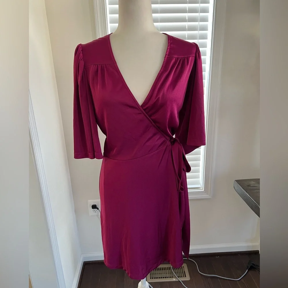 Vintage Betsey Johnson Wrap Dress Size 8 Black Label